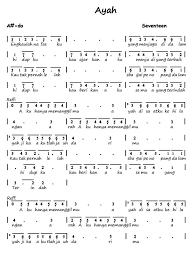 Pin By Zuljael 273 On Not Angka Pianika Surat Cinta Belajar