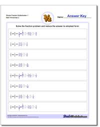 Simple Fraction Worksheet Multiplication Worksheet 1 Fraction Worksheet Multiplication Wor Fractions Worksheets Fractions Multiplication Improper Fractions