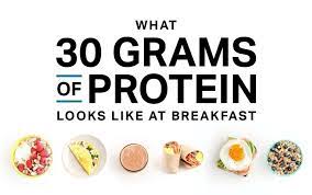 Reference to commercial products or trade names. This Is What A Breakfast With 30 Grams Of Protein Looks Like