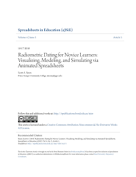 The method compares the abundance of a naturally occurring radioactive isotope within the material to the abundance of its decay products, which form at a known constant. Pdf Radiometric Dating For Novice Learners Visualizing Modeling And Simulating Via Animated Spreadsheets
