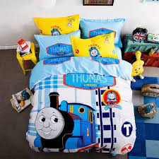 Including a pillow case, fitted sheet, comforter and flat sheet, the bed set includes everything you need to keep your little one comfortable and cozy in his bed. Thoams Train Cartoon Animal Duvet Cover Bed Set Train Bedding Set Thomas The Train Duvet Cover Sets