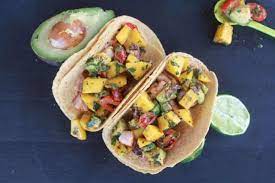 In a large bowl, add the olive oil, lemon juice, and seasoning on the fish and mix together. Mahi Mahi Fish Tacos With Chipotle Mango Salsa Half Baked Harvest