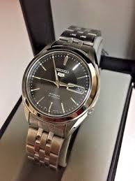 Seiko 5 Mens Snkl23k Snkl23k1 Stainless Steel Black Dial Automatic 21 Japan Watches For Men Seiko Watches