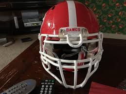 Welcome to the football helmet collectors forum. Georgia Bulldog Game Used Riddell Football Helmet 1730301486