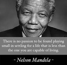 Live life as though nobody is watching, and express yourself as though everyone is listening. Nelson Mandela Quotes On Religion Quotesgram