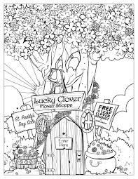 Lucky Charms Flower Shop Coloring Page Heart For Kids Coloring Pages Lucky Charm