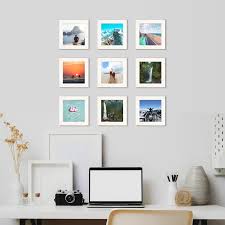 Add frame to a picture is probably the easiest way to make image unique. White Square Instagram Picture Frames For A Gallery