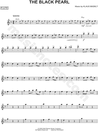 Print And Download The Black Pearl Flute Sheet Music From Pirates Of The Caribbean The Curse Of The Black Pear Saxophone Sheet Music Sheet Music Flute Music