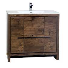 The fresca milano is a free standing vanity that is ideal for anyone looking to spice up their bathroom. Cbi Enna 36 Inch Rosewood Modern Bathroom Vanity Hb Home Decor Inc