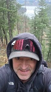 Hiking up CDA Mountain near Stevens Lakes TH