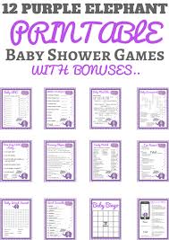 As The Months Both Before And After The Birth Of Your Baby Is Often Stressful The First S Elephant Baby Shower Theme Baby Shower Purple Baby Shower Printables