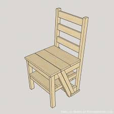 Remodelaholic Diy Ladder Chair A Modern Twist On An American Classic Ladder Chair Diy Ladder Chair