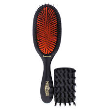 You will need the stiffer nylon bristles to reach your scalp. Mason Pearson Sensitive Handy Brush Sb3 Dark Ruby By Mason Pearson For Unisex 2 Pc Hair Brush And Cleaner Brush 5014516001630 Beauty Tools And Brushes Jomashop