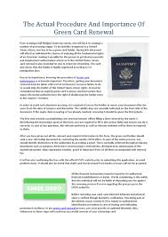 Browse from the files by clicking here or ask for an appropriate lawyer for your case. The Actual Procedure And Importance Of Green Card Renewal By Charlene Mcgee Issuu