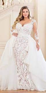 40 Best Plus Size Wedding Dresses For Your Big Day Backyardwedding Wedding Dresses Plus Wedding Dresses Plus Size Bridal Dresses