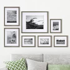Black And White Gallery Wall Set Goin 7 Piece Build A Gallery Wall Picture Frame Set Picture Gallery Wall Gallery Wall Layout Gallery Wall Picture Frames