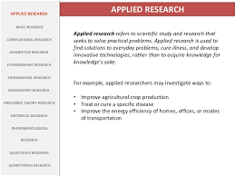It doesn't include any excessive information, such as the purpose sample title in qualitative research. Types Of Research