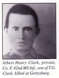 Pvt Albert Henry Clark (1844-1863)