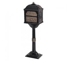 Are locking mail boxes really secure? Cast Aluminum Mailbox Post Ideas On Foter