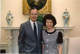 Secretary of transportation and u. Home Elaine Chao