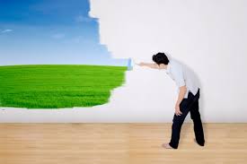 Ngecatlagi #cat #kreatif #diy hi gaiss,,,kali ini saya coba buat cat dinding dengan motif simple horizontall dengan hasil garis. Cara Kreatif Mengecat Dinding Mau Tahu Kan Rumah123 Com