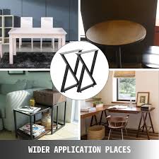 Modern marble top dining table set metal base for home design. Vevor Metal Table Legs Dining Table Legs 28 X24 Desk Bench Legs 2pcs Z Shape Ebay