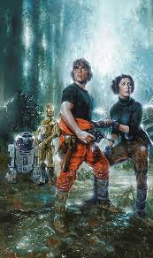 Luke Leia And The Droids Star Wars Poster Star Wars Star Wars Art