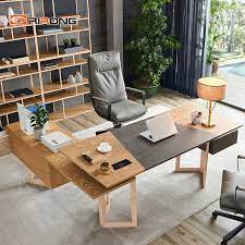 With options its easy to narrow down your online shopping to find desks that are right for your home. Executive Office Desk Wooden L Shape Table Nordic Italy Modern Style Standing Study Table Aliexpress