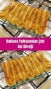 Baklava Yufkasindan Citir Kol Boregi Leziz Yemeklerim Yemek Tarifi Leziz Yemek Yemek Yemek Tarifleri
