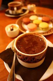 Rich Hot Chocolate And French Macarons At La Maison Du Chocolat Delicious Hot Chocolate Chocolate Hot Chocolate