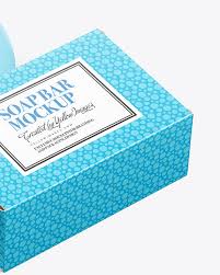 Download Matte Paper Carton Box With Soap Bar Mockup In Box Mockups On Yellow Images Object Mockups