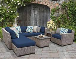 Merlyn 8 Piece Sectional Seating Group With Cushions Outdoor Sofa Sets Outdoor Wicker Patio Furniture Wicker Patio Furniture