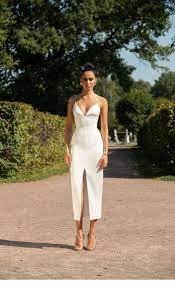 White Simple Dress And Accessories Inspiring Ladies Inexpensive Wedding Dresses Wedding Dresses For Girls Satin Dresses