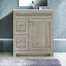 Bathroom Vanity With White Quartz
