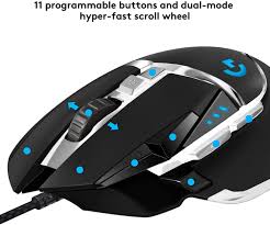 Free logitech g502 drivers and firmware! Amazon Com Logitech G502 Lightspeed Mouse Inalambrico Para Juegos Blanco Negro Computers Accessories