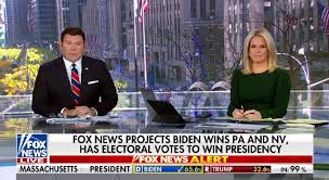 Select the subjects you want to know more about on euronews.com. Election Tv Coverage Fox Lags Rivals In Calling The Race For Biden