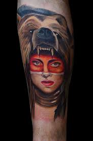 How to draw a graffiti tattoo. Bear Headdress Tattoo Novocom Top