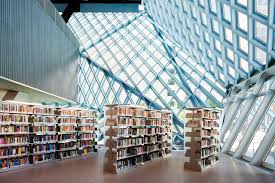 Seattle Public Library Oma Rem Koolhaas Library Architecture Seattle Central Library Seattle Library