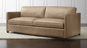 Barrett Queen Sleeper With Air Mattress Reviews Crate And Barrel In 2020 Leather Sleeper Sofa Queen Size Sofa Queen Size Sofa Bed