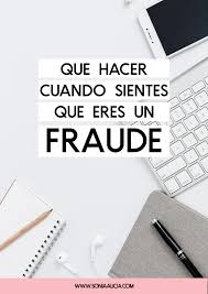 Soy Un Fraude Sindrome Del Impostor Textos