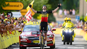 Wout van aert, who is the belgian national time trial champion, was heading into the final two kilometers for tour de france's 27km time. Wout Van Aert Gewinnt Die Elfte Etappe Der Tour De France Kicker