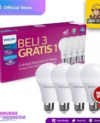 Harga lampu led philips tipe spot website resmi philips. Philips Led 10 W Watt Lampu Multipack Putih Fillip Promo 3 Gratis 1