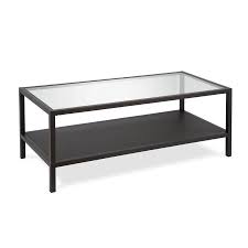Hailey Home Rigan Blackened Bronze Glass Coffee Table Lowes Com In 2020 Coffee Table Bronze Coffee Table Coffee Table With Storage