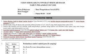 Soal ujian sekolah ips kelas 9 dan kunci jawaban. Soal Ujian Sekolah Ips Kelas 6 Sd Mi Dengan Kunci Jawaban Azafah78