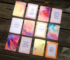 We're going to create a new card object with the corresponding value and suit and that object will be added that to the deck array. How To Create A Deck Of Watercolor Encouragement Cards Laura Catherine