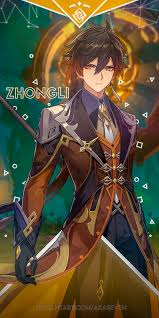 Explore and download tons of high quality anime wallpapers all for free! Genshin Impact Mobile Wallpaper Zhongli By Akaseven On Deviantart