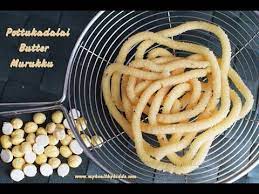 Pottukadalai Murukku Recipe In Tamil Butter Murukku Vennai Murukku Soft Murukku Easy Murukku Youtube Indian Snack Recipes Recipes Indian Food Recipes