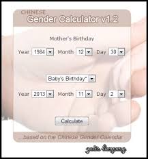 Ada beberapa cara kira bmi. Kalender Cina Tentukan Jantina Anak