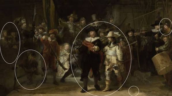 Rembrandt's The Night Watch painting restored by AI