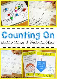 Roll a pair of dice on a table with kids and ask them to count the number of dots on both the dice separately and cumulatively to make the child adept at counting and. Activities And Printables For Counting On